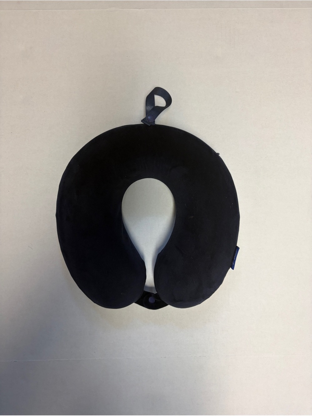 Black Memory Foam U-Shaped Travel Neck Pillow Soft Airplane Car Neck Support
